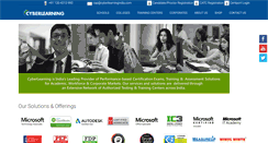 Desktop Screenshot of cyberlearningindia.com